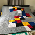 Child's primary colours quilt