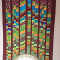 Broken bargello wallhanging